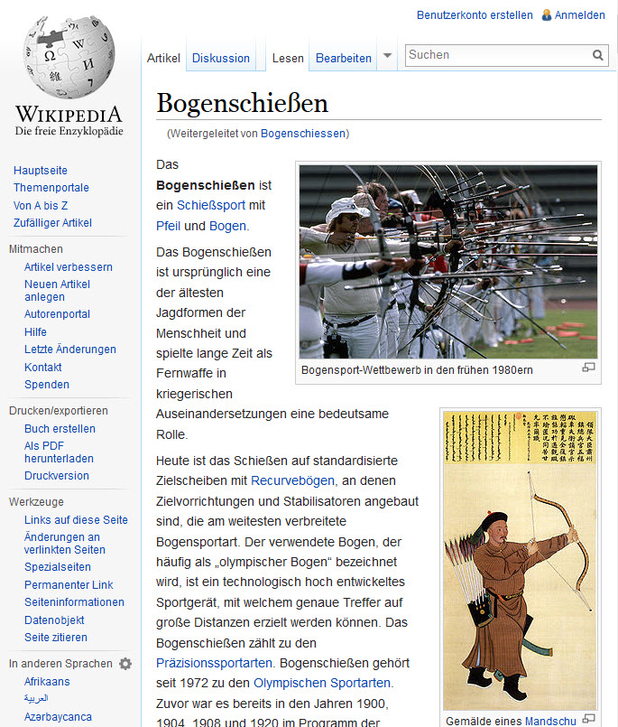 wikipedia seite